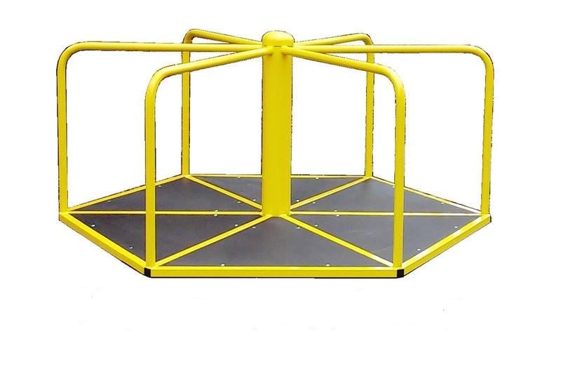 Карусель дитяча шестикутна для катання стоячи (608/кр)