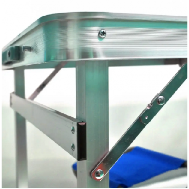 Стол для пикника Easy Camping усиленный раскладной металлические стулья 4 шт. Синий - фото 4 Стол для пикника Easy Camping усиленный раскладной металлические стулья 4 шт. Синий - фото 4