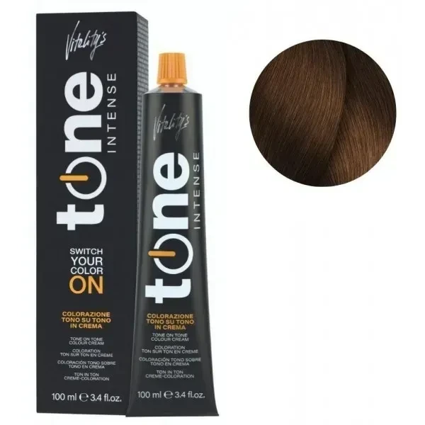 Крем-краска для волос тонирующая безамиачная Tone Intense Vitality's 6/34 Блонд темный золотой медный 100 мл Крем-краска для волос тонирующая безамиачная Tone Intense Vitality's 6/34 Блонд темный золотой медный 100 мл