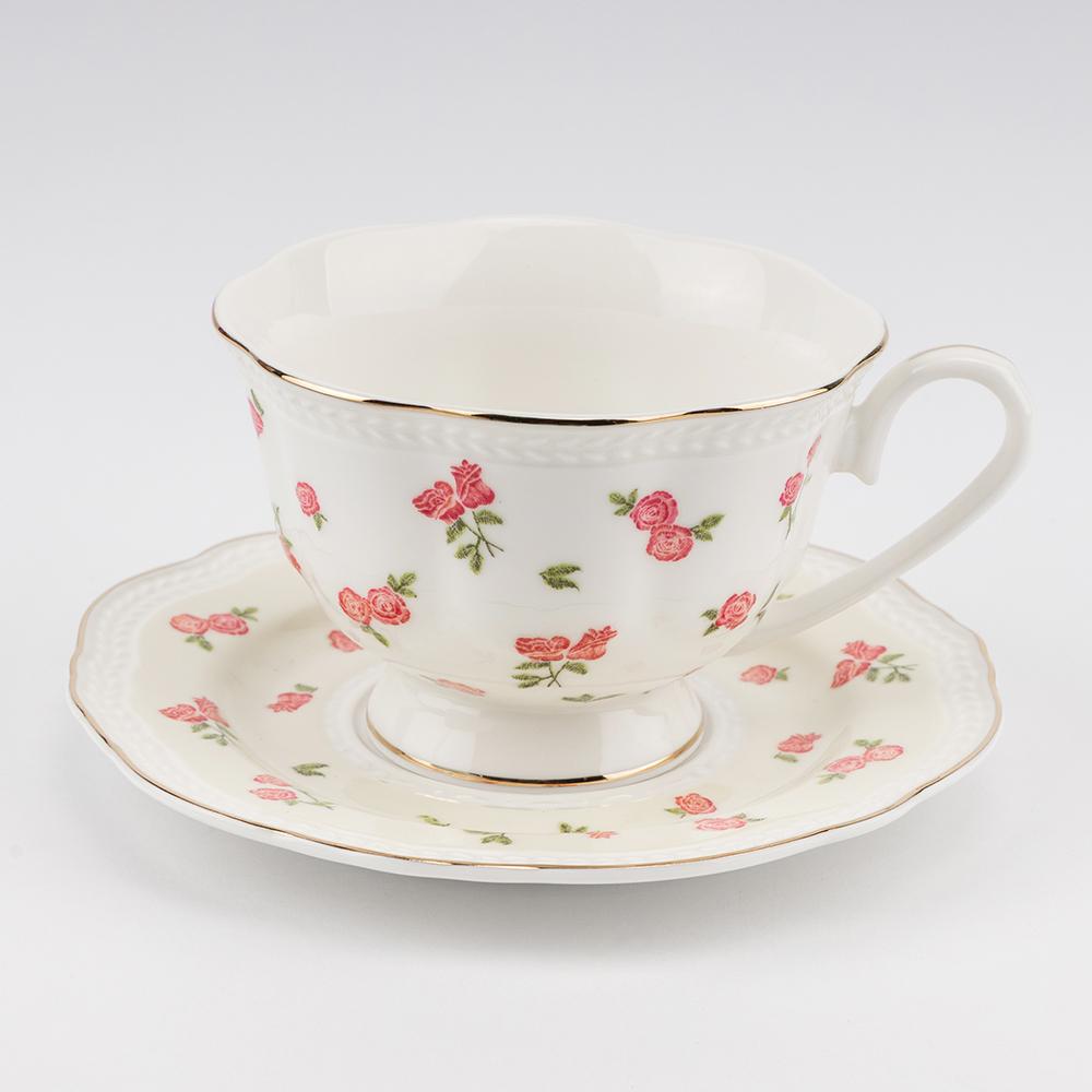 Набор чашек с блюдцами роз 230 мл на 6 персон (90910) - фото 2 Набор чашек с блюдцами роз 230 мл на 6 персон (90910) - фото 2