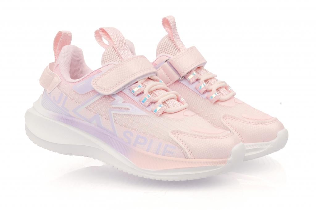 Кроссовки для девочек 9 в сетку р. 34 Розовый