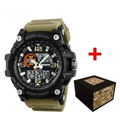 Наручные часы Patriot 012BKKHDSNS ДСНС Черный/Хаки (2101028570) - фото 2 Наручные часы Patriot 012BKKHDSNS ДСНС Черный/Хаки (2101028570) - фото 2