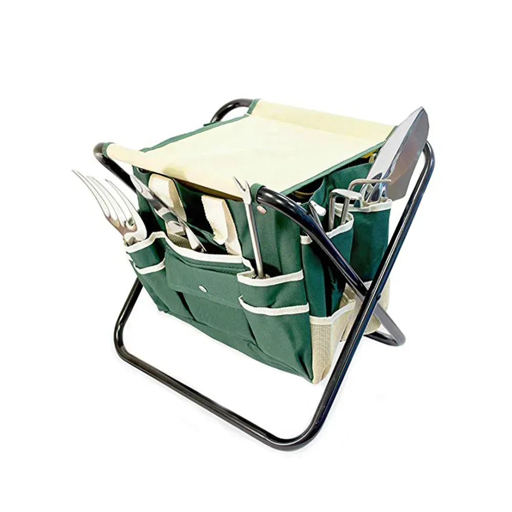 Табурет с набором садовых инструментов и органайзером Bass Polska BH 30050 - фото 2 Табурет с набором садовых инструментов и органайзером Bass Polska BH 30050 - фото 2