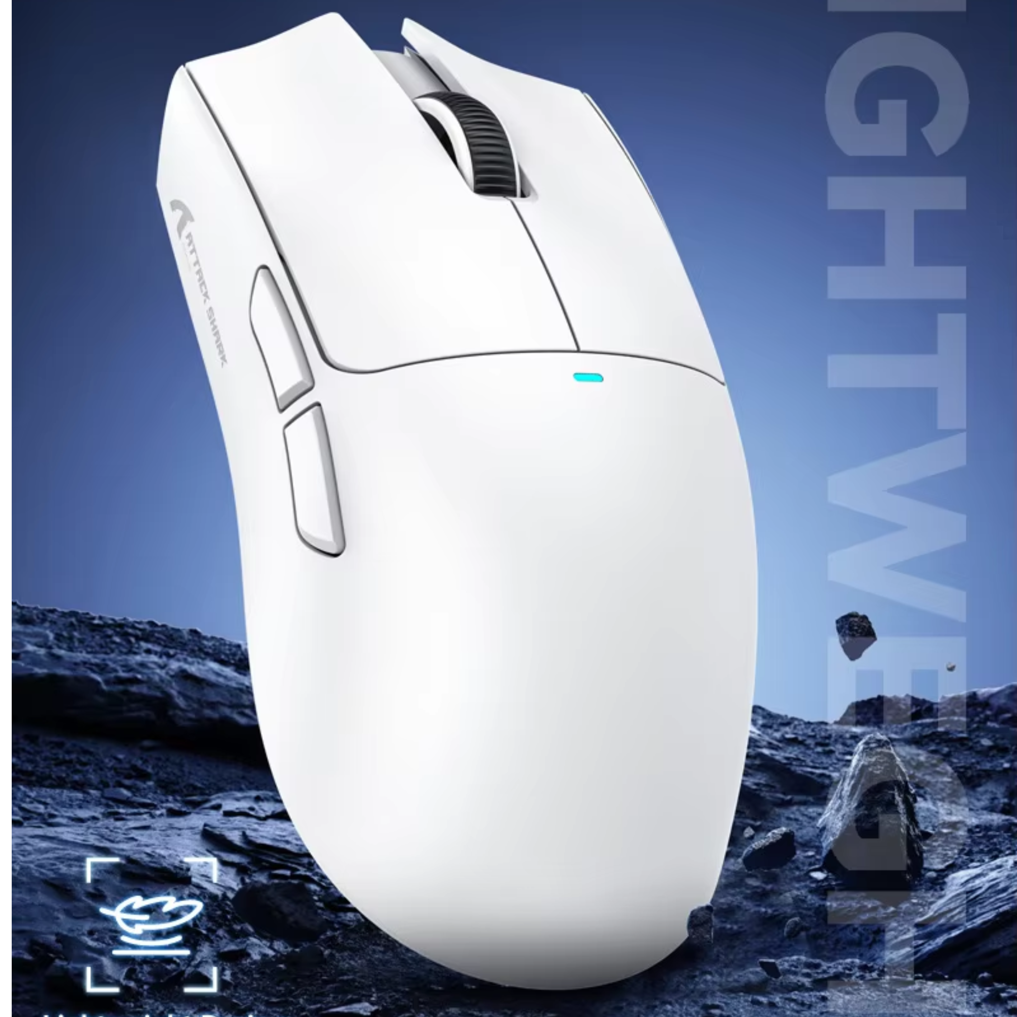 Мишка бездротова Attack Shark X11 White (24401939) - фото 4 Мишка бездротова Attack Shark X11 White (24401939) - фото 4