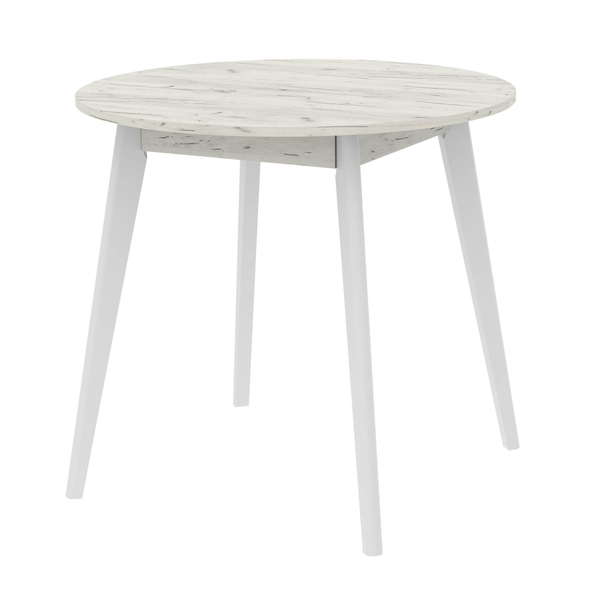 Стіл обідній Неман БОН 880 Дуб крафт білий/Білий - фото 1 Стіл обідній Неман БОН 880 Дуб крафт білий/Білий - фото 1