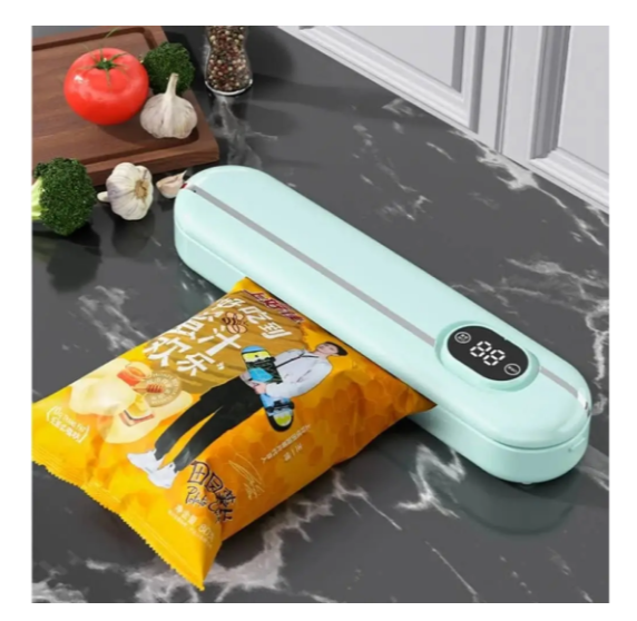 Вакуумный упаковочный аппарат Зеленый (45652-_323) - фото 7 Вакуумный упаковочный аппарат Зеленый (45652-_323) - фото 7