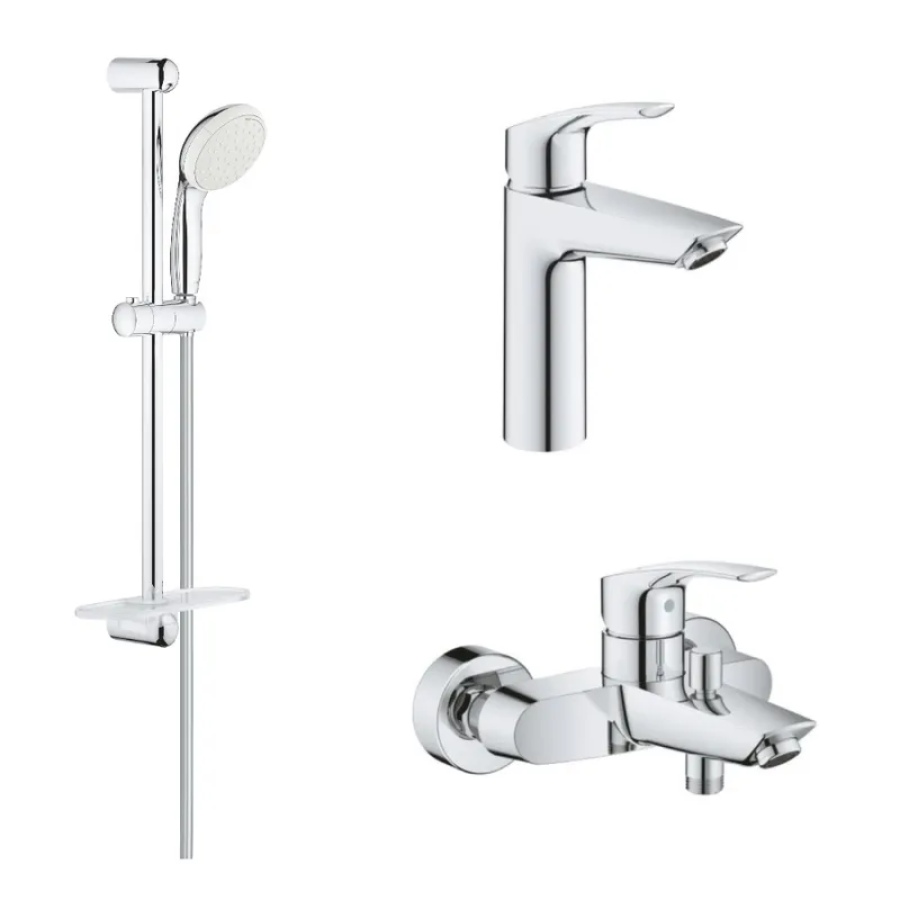 Набор смесителей Grohe Eurosmart 3в1 (UA123248M0) Набор смесителей Grohe Eurosmart 3в1 (UA123248M0)