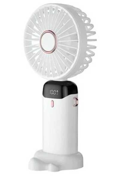 Вентилятор портативний ручний USB з дисплеєм переносний 5в1 (2669521461)