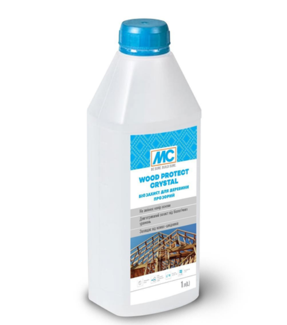 Биозащита для древесины MC-Bauchemie Wood Protect Crystal 1 л