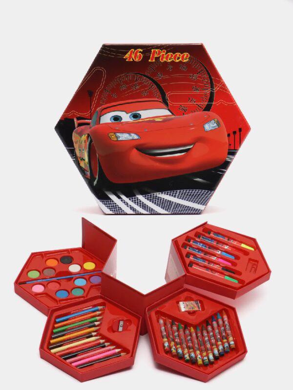 Набор для рисования и детского творчества Молния Маквин Тачки в боксе 46 предметов - фото 3 Набор для рисования и детского творчества Молния Маквин Тачки в боксе 46 предметов - фото 3