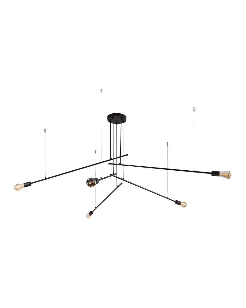 Люстра Nowodvorski Pile 9127 Bl E27 5x60W IP20 Черный