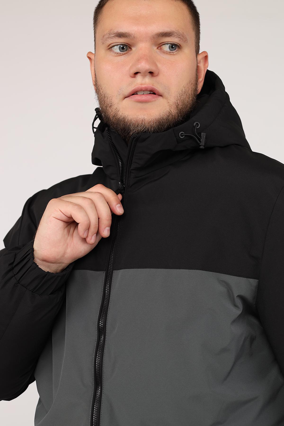 Куртка мужская двусторонняя ЦБ-00276127 р. 54 Темно-Серый (28422205) - фото 5 Куртка мужская двусторонняя ЦБ-00276127 р. 54 Темно-Серый (28422205) - фото 5