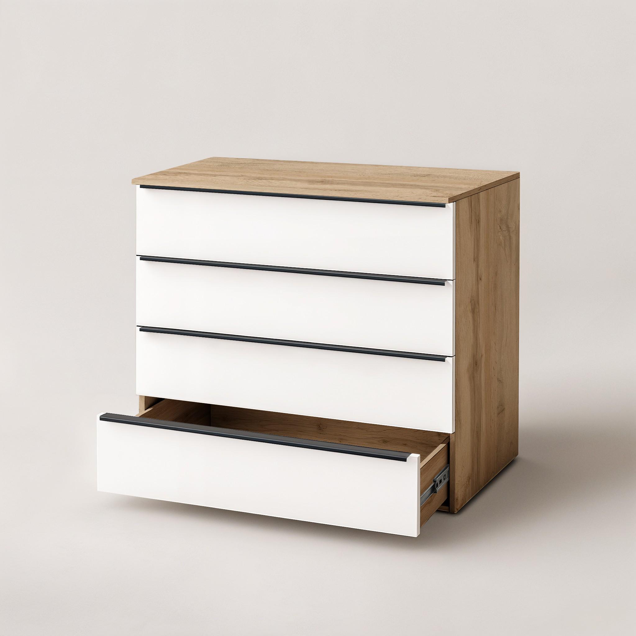 Комод на 4 шухляди FTX-4 1000х544х1014 мм Дуб Аппалачі/Білий - фото 3