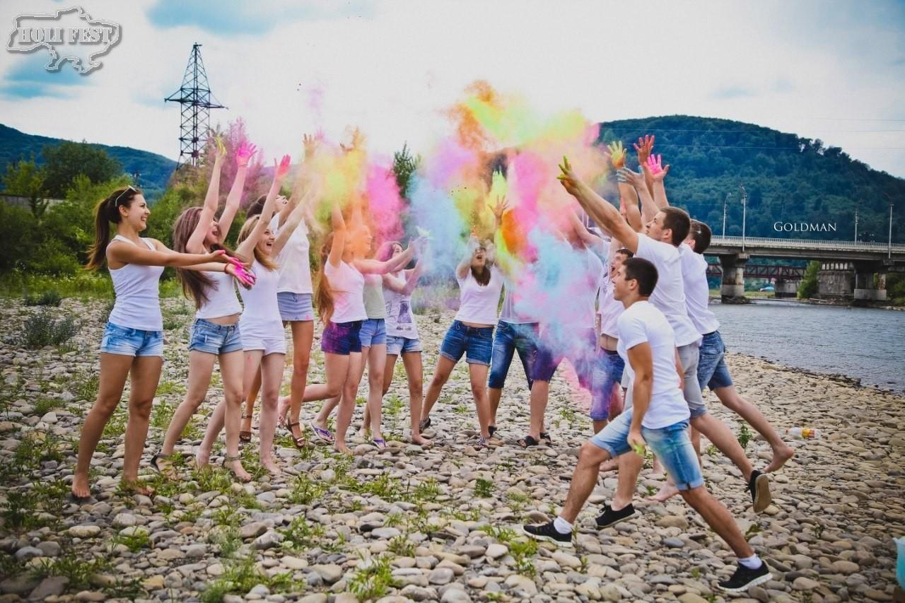 Набор красок Holi Fest 15 пакетов 50 г - фото 5