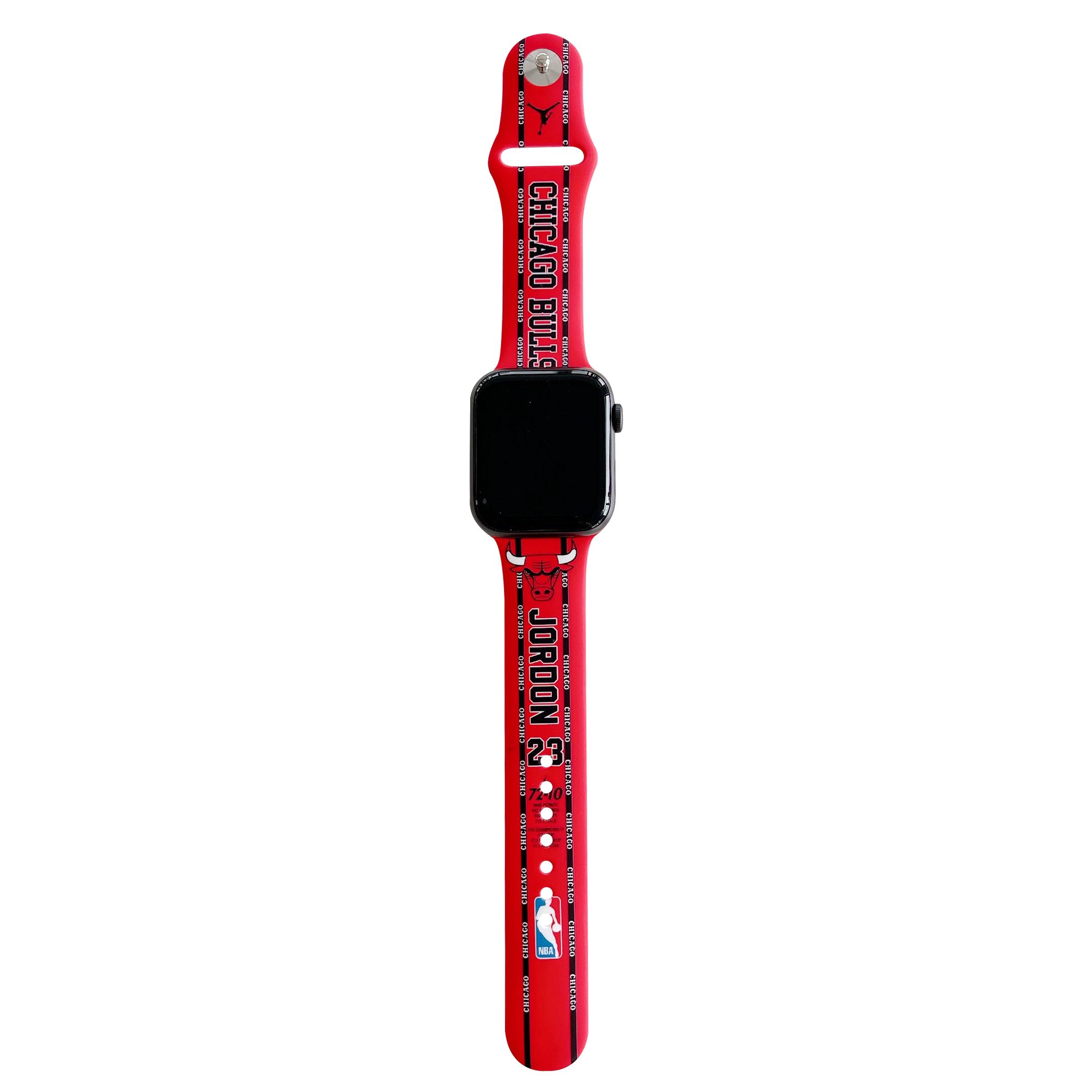 Ремешок для Apple Watch NBA Chicago Bulls 42-44 мм Красный