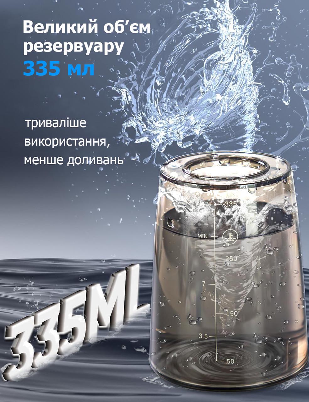 Іригатор порожнини рота портативний з УФ-стерилізацією 8 насадок для чищення зубів 335 мл (24190329) - фото 8