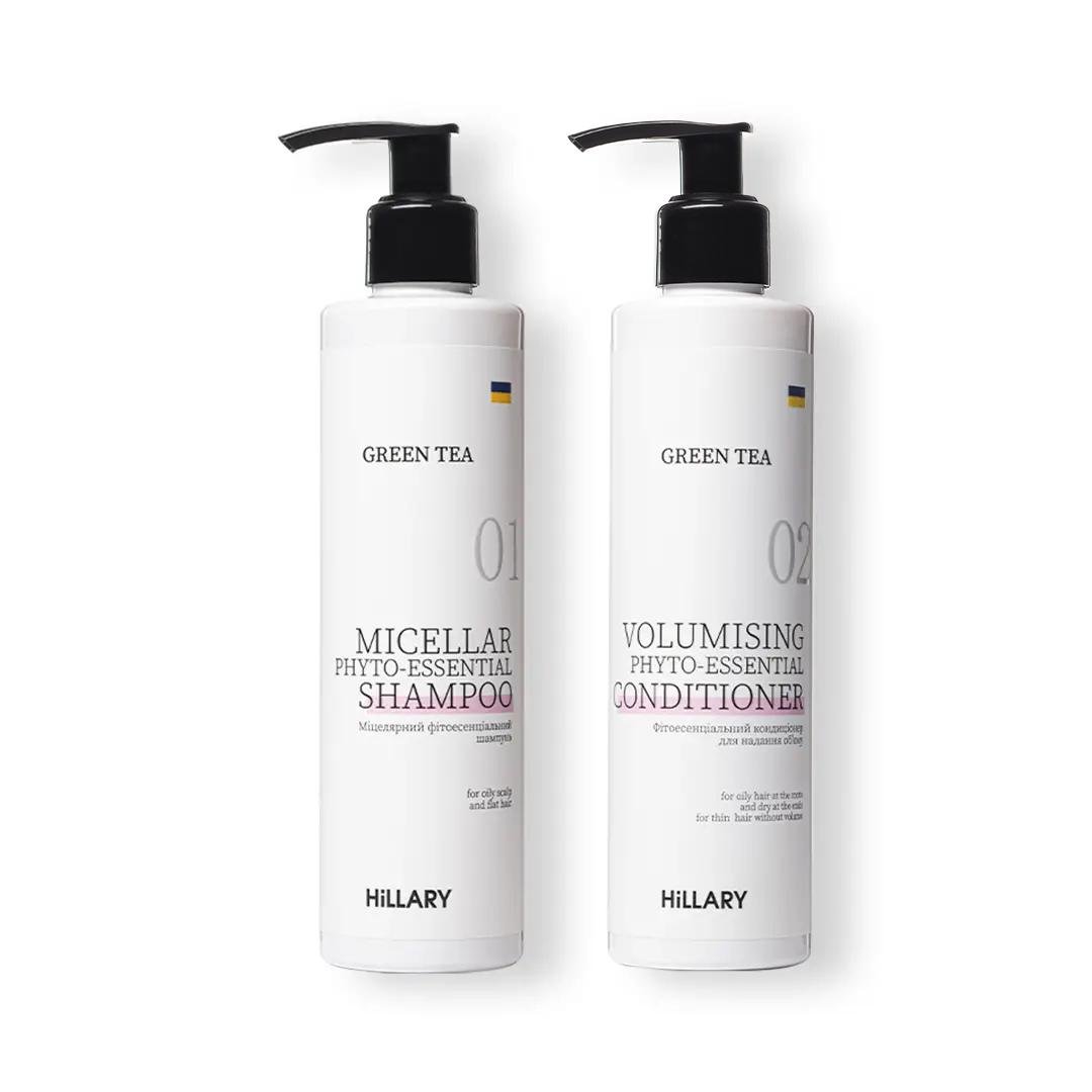 Набор для жирного типа волос Hillary Green Tea Phyto-essential (K-11-155)