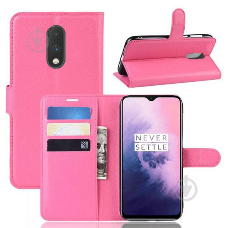 Чехол-книжка Litchie Wallet для OnePlus 7 Rose (hub_SmjB87411) - фото 2