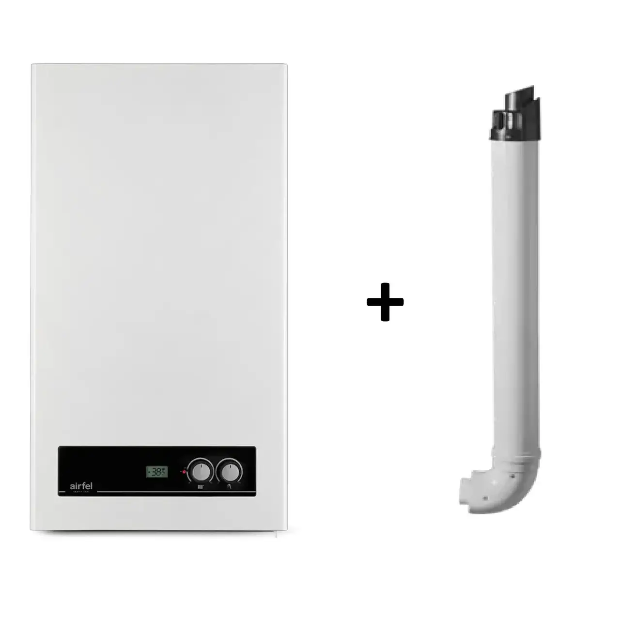 Котел Digifel Duo Duo 24 кВтг двоконтурний з турбонаддувом навісний з двома теплообмінниками Airfel+ димохід - фото 3 Котел Digifel Duo Duo 24 кВтг двоконтурний з турбонаддувом навісний з двома теплообмінниками Airfel+ димохід - фото 3