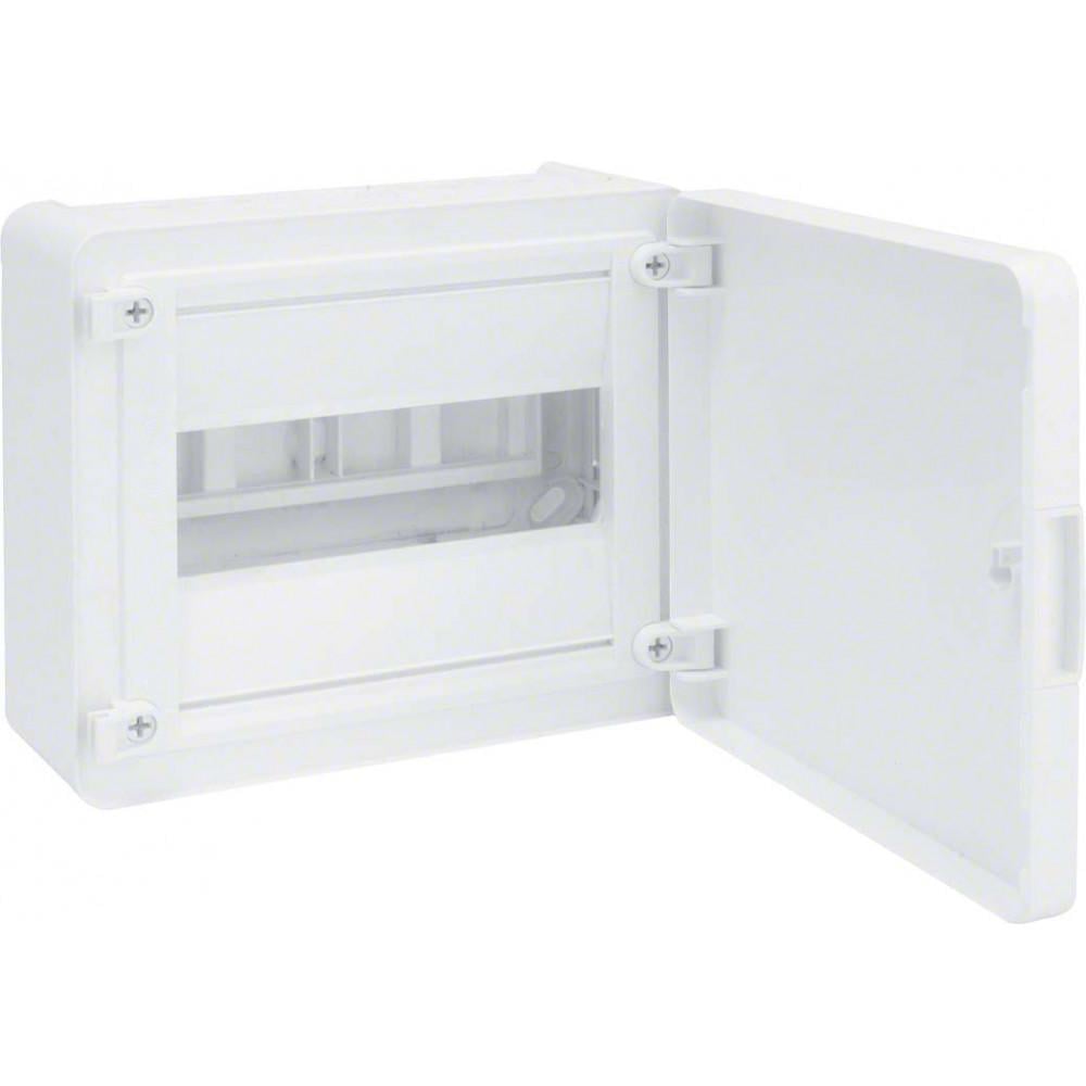 Щит накладний Hager Golf 8 модулів з дверцятами Білий (28177087)