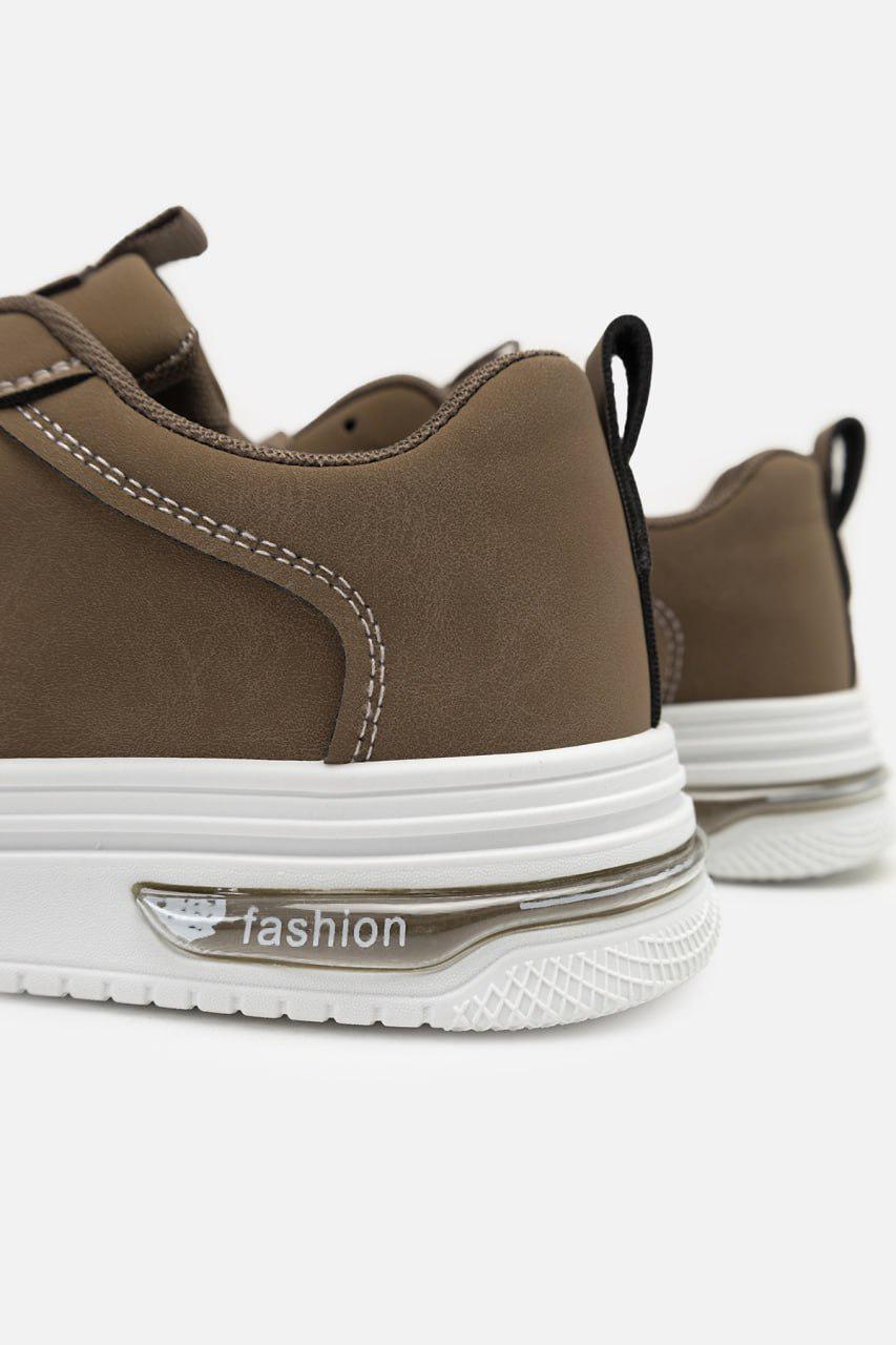 Кеди на плоскій підошві чоловічі р. 40 Коричневий (SKT001040291) - фото 5 Кеди на плоскій підошві чоловічі р. 40 Коричневий (SKT001040291) - фото 5