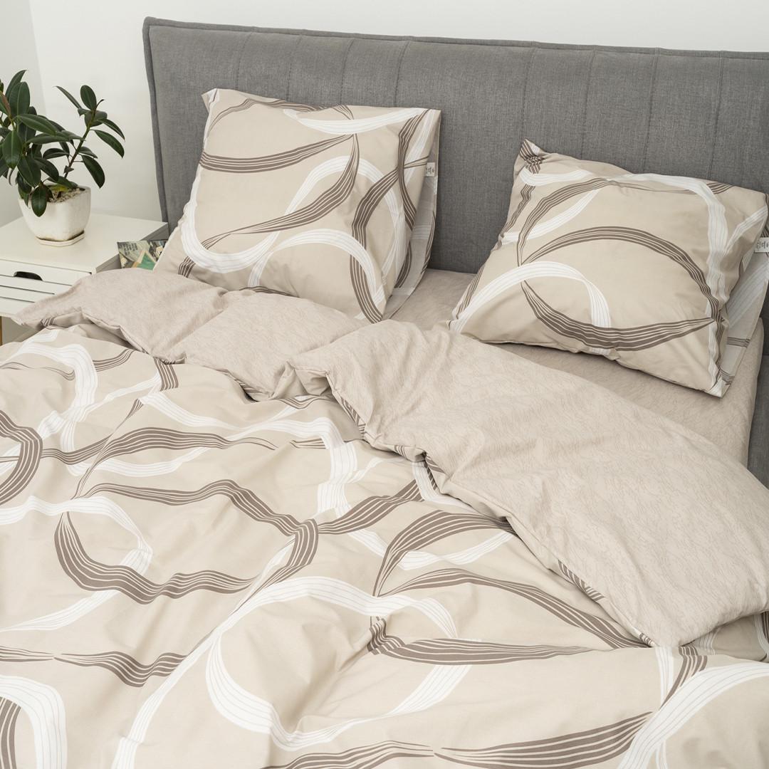 Комплект постільної білизни Viluta ранфорс полуторний (24327) - фото 3 Комплект постільної білизни Viluta ранфорс полуторний (24327) - фото 3