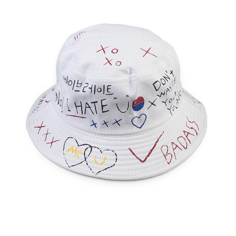 Панама с надписями МК-2105 Белый