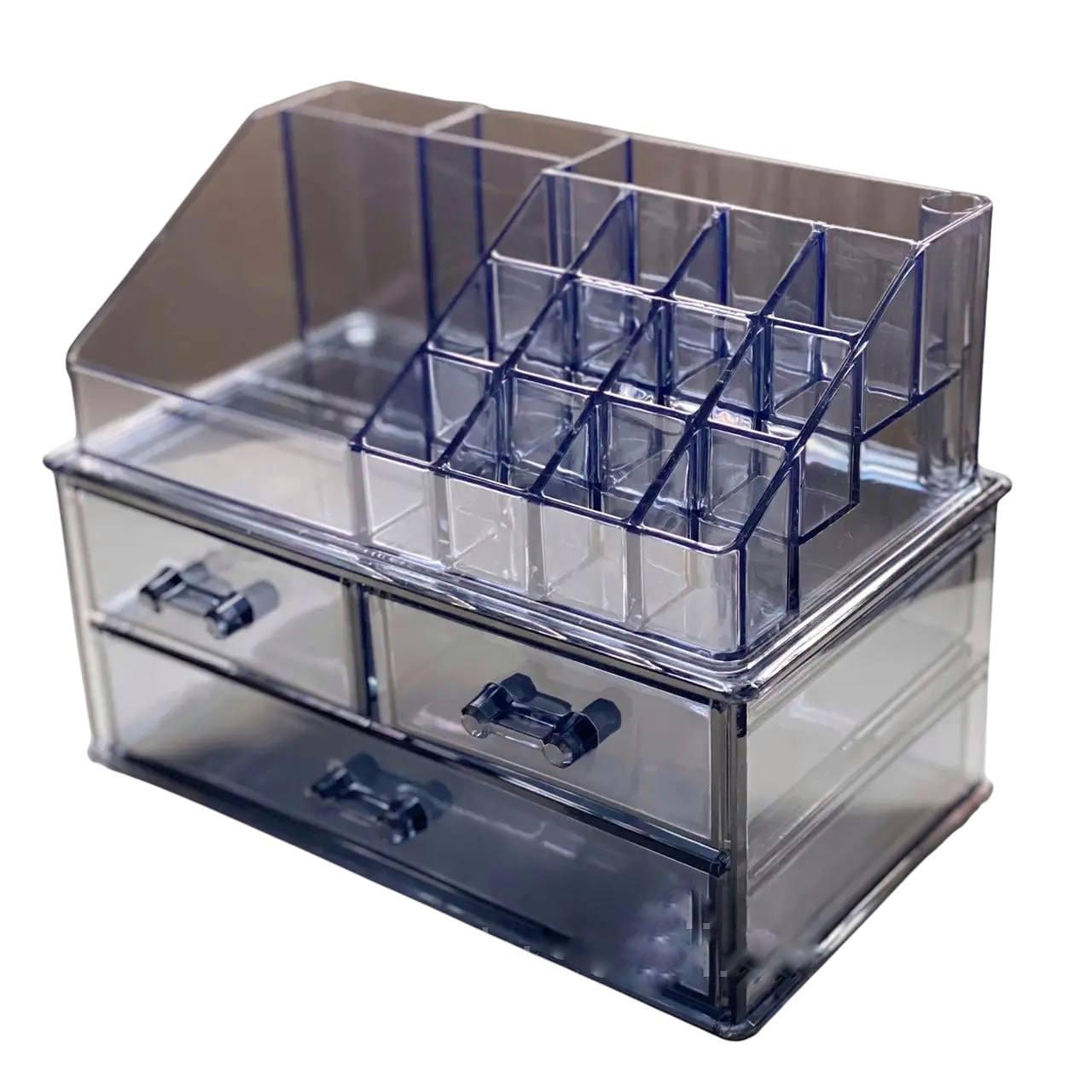 Органайзер настольный для косметики Akay с полками тонированный (АК 635)