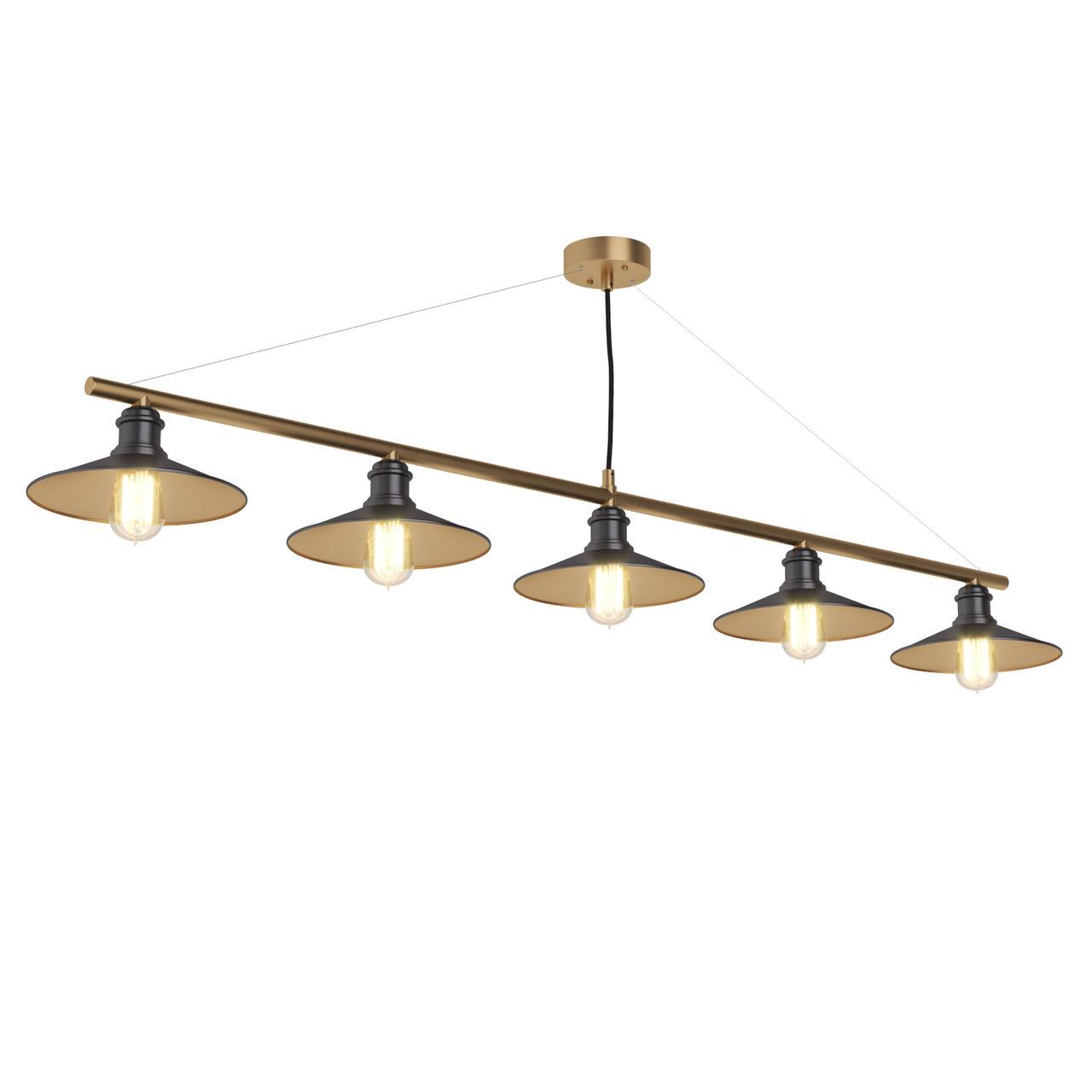 Люстра Pikart Lights Classic 3 5 ламп Золотой/Черный (26464)