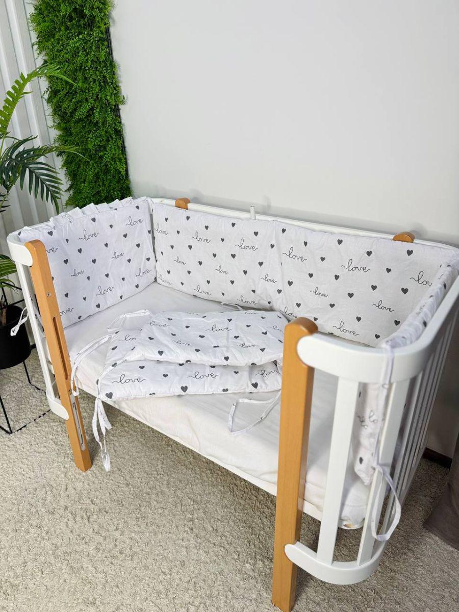 Бортики в ліжечко 4 частини 120х60 см (7732)