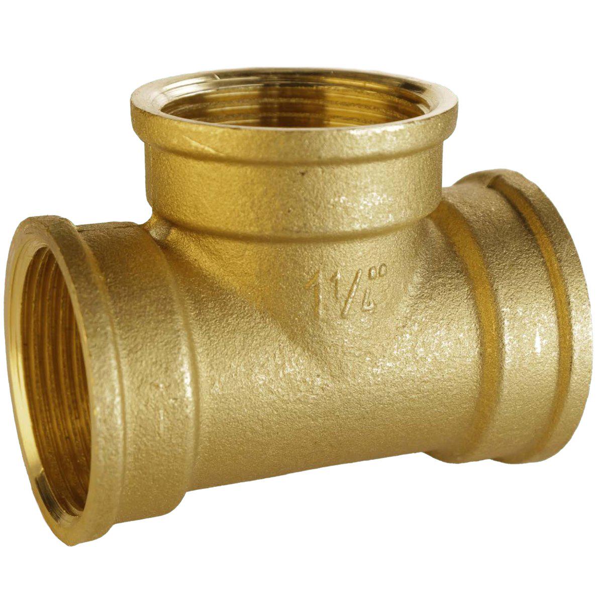 Тройник VA A0208-1А латунный 1 1/4х1 1/4х1 1/4" (000012580)