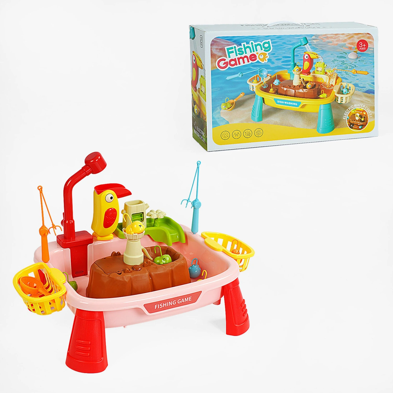 Набор игровой рыбалка с автоматической мельницей и электрическим круговоротом воды (29046131) - фото 5 Набор игровой рыбалка с автоматической мельницей и электрическим круговоротом воды (29046131) - фото 5