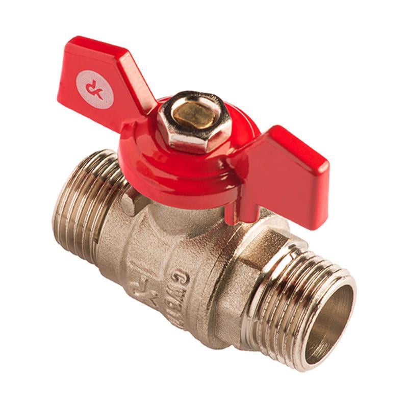 Кран шаровой DK Kraft 1/2" ЗЗ прямой латунь (DK.105.15) Кран шаровой DK Kraft 1/2" ЗЗ прямой латунь (DK.105.15)