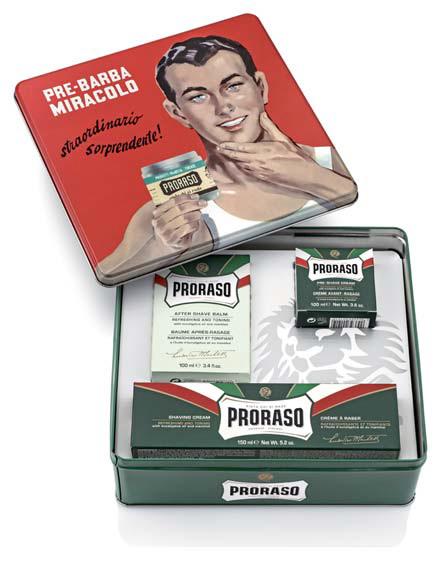 Набір подарунковий для гоління Proraso vintage selection gino 3 предмета (400359/400366) - фото 1