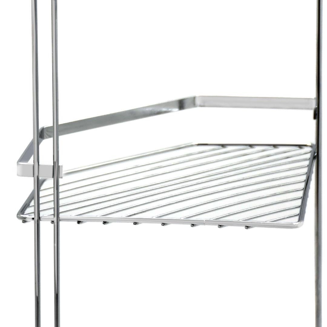 Полиця триярусна Homax 27x20x56,5 см Хром (EBA-2003) - фото 4 Полиця триярусна Homax 27x20x56,5 см Хром (EBA-2003) - фото 4