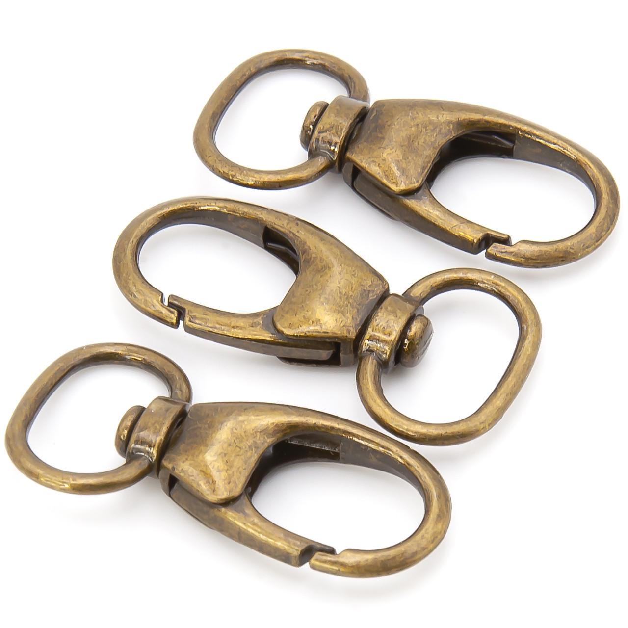 Карабин Омар 37х18 мм Ø 14 мм 1 шт. Бронзовый (КК3418о89)