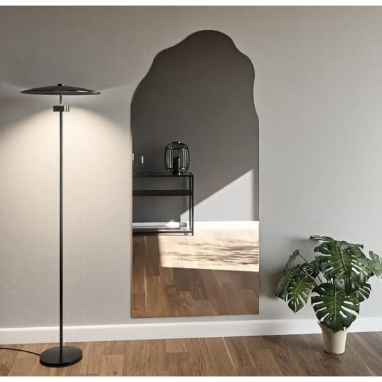 Зеркало дизайнерское фигурное без рамы и подсветки Auro 86x50 см