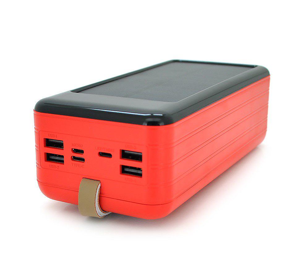 Повербанк VOLTRONIC KKD10W Solar 100000 mAh Black/Red (53595)