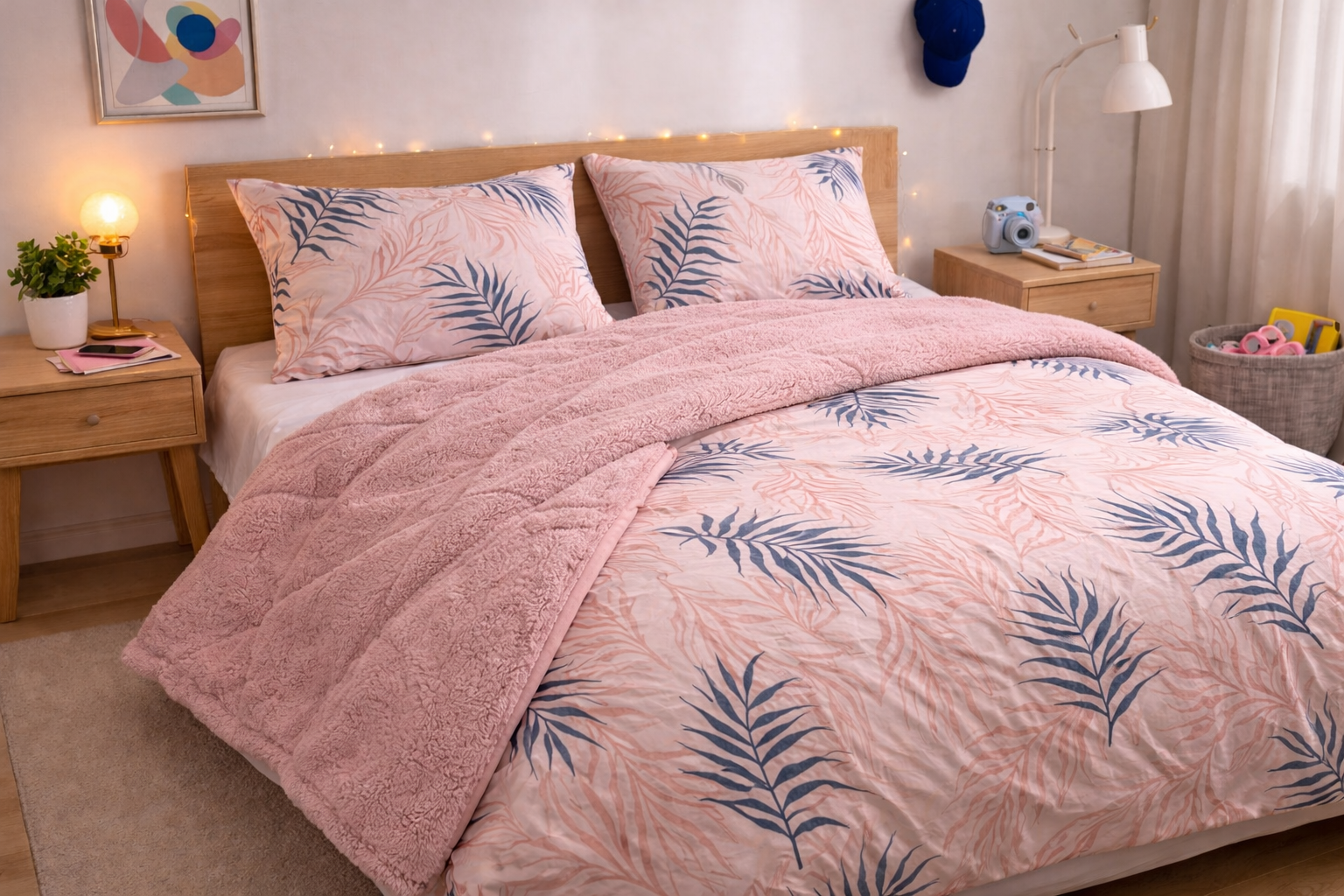 Ковдра зимова двоспальна 195х215 см з 2 наволочками 50х70 см (TC303376149)