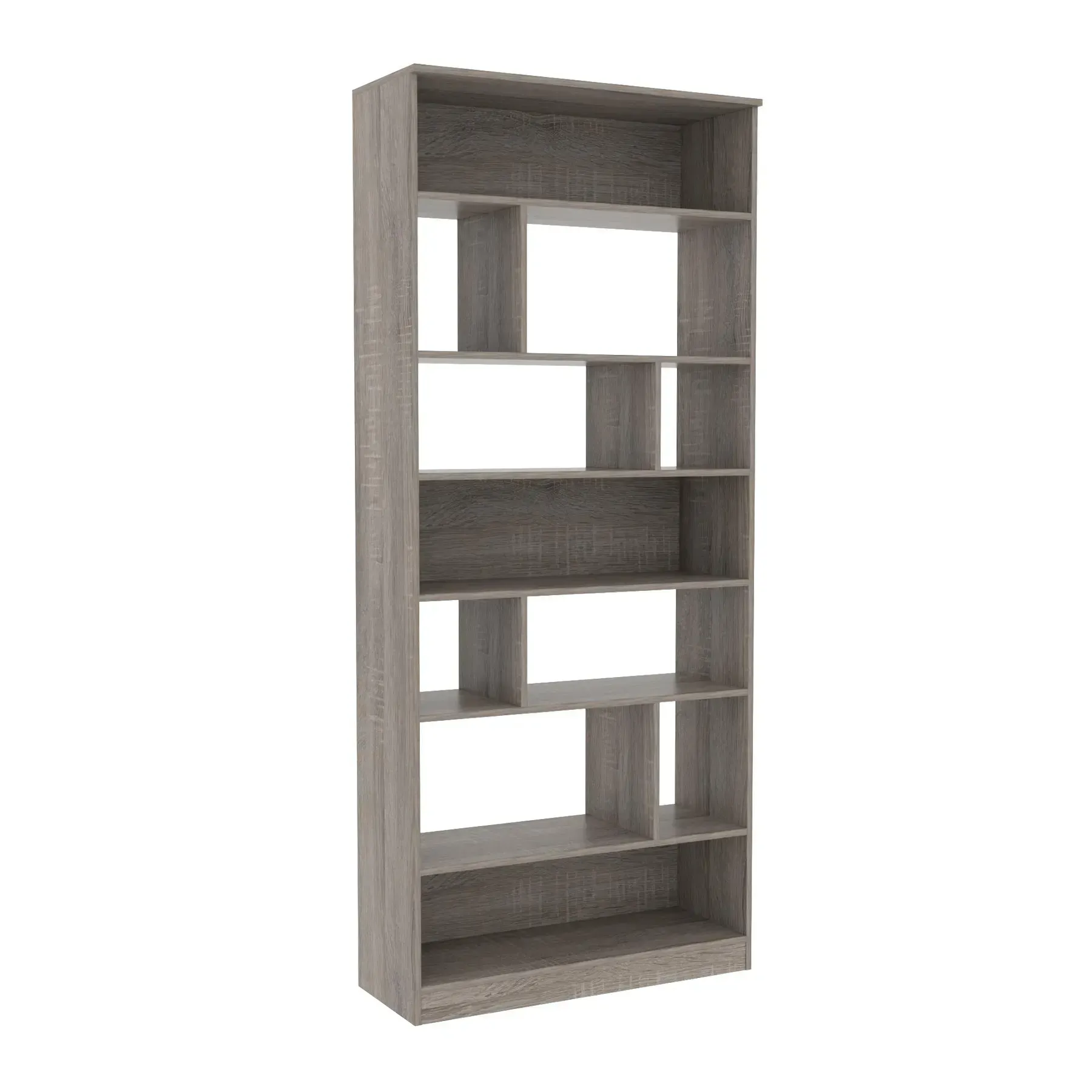 Стелаж Kontinent OS-7 90х35х210 см Дуб Сонома Трюфель (85460663) - фото 1 Стелаж Kontinent OS-7 90х35х210 см Дуб Сонома Трюфель (85460663) - фото 1