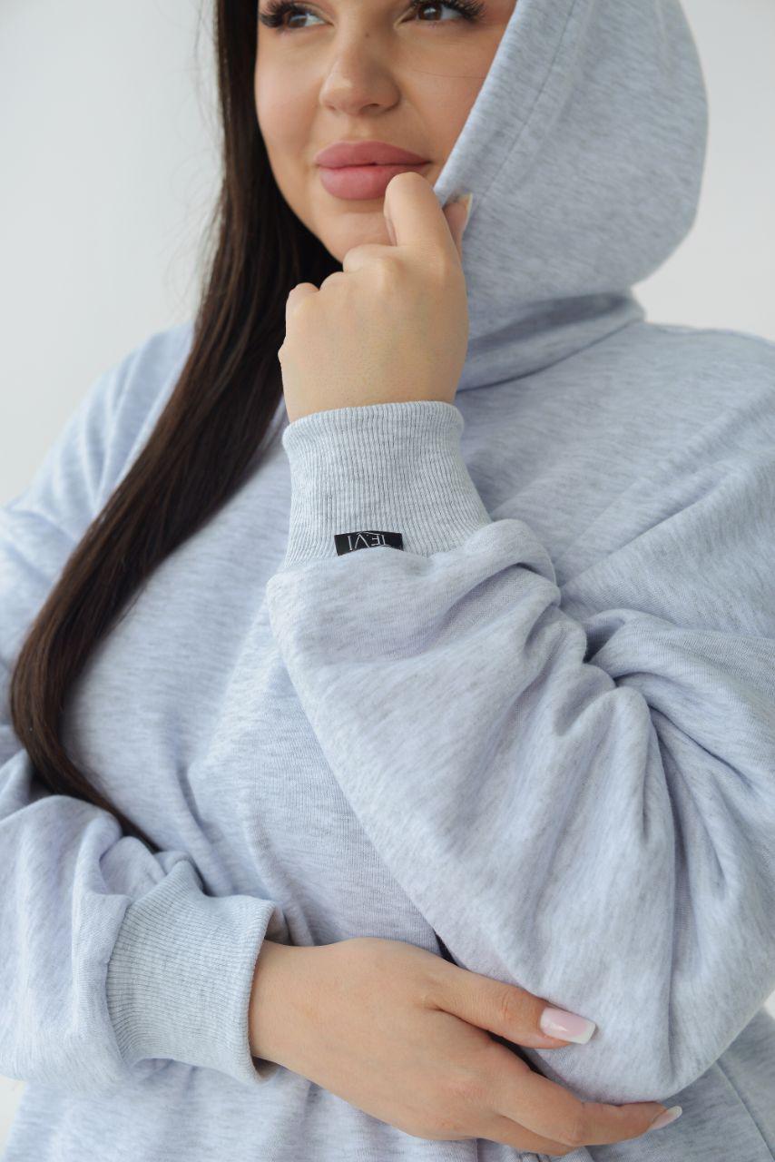 Костюм спортивный Freedom унисекс футер пинье S Серый меланж (14-7717ж) - фото 3 Костюм спортивный Freedom унисекс футер пинье S Серый меланж (14-7717ж) - фото 3