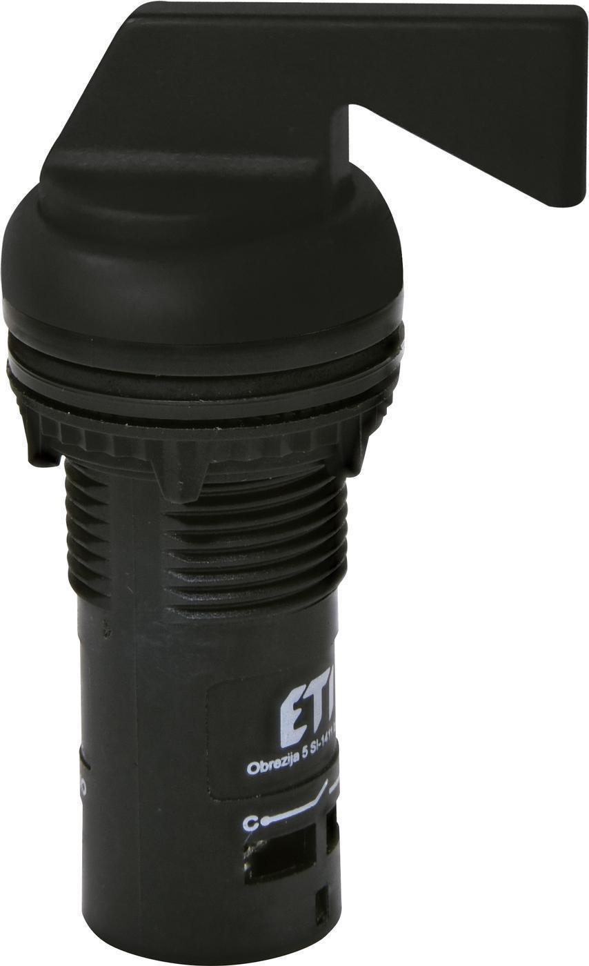 Переключатель поворотный моноблочный ECS3L-N30-20 2NO с длинной рукояткой 1-0-2 30° Черный (27878362)