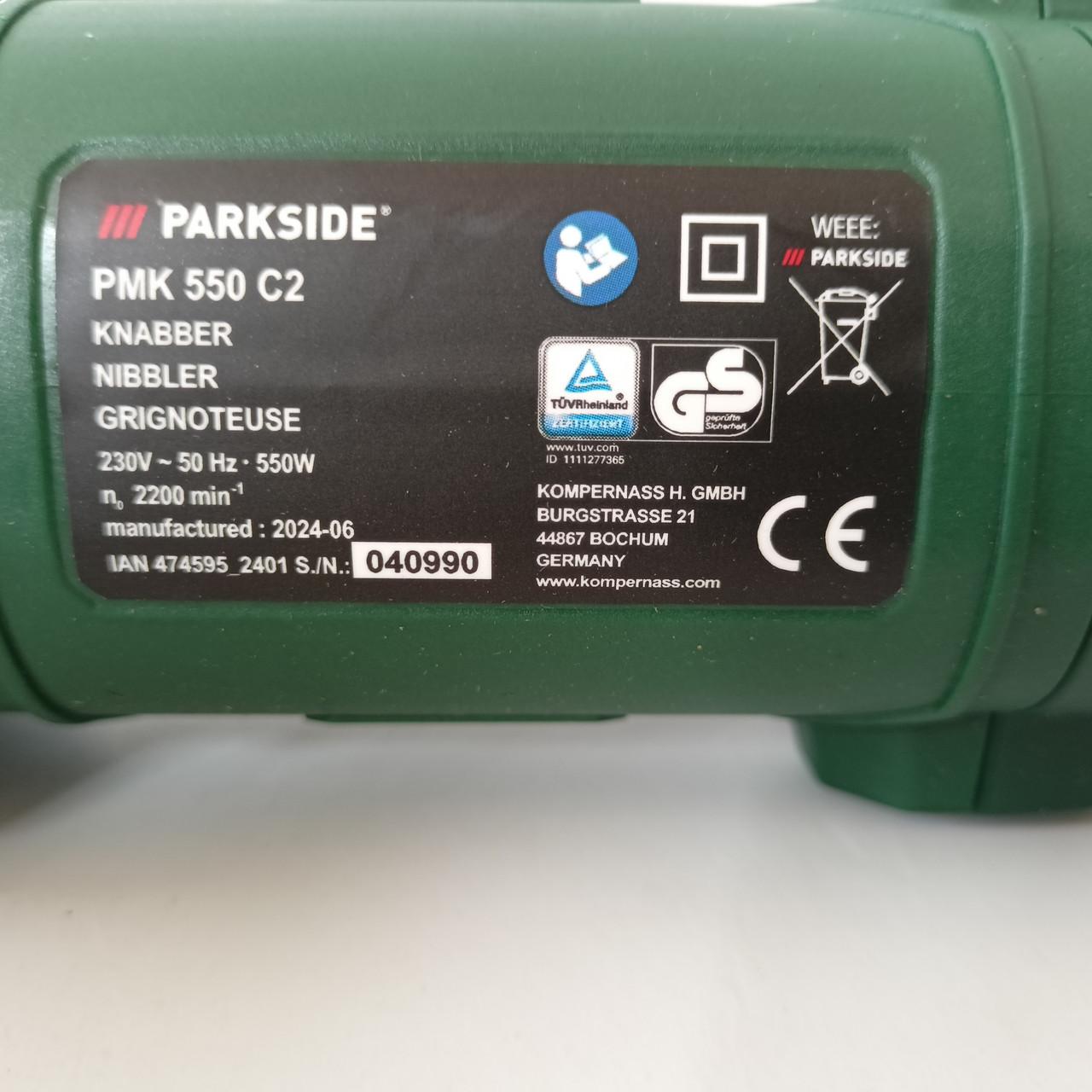 Электроножницы для резки металла PARKSIDE PMK 550 C2 550 Вт (PMK 550 C2) - фото 8 Электроножницы для резки металла PARKSIDE PMK 550 C2 550 Вт (PMK 550 C2) - фото 8