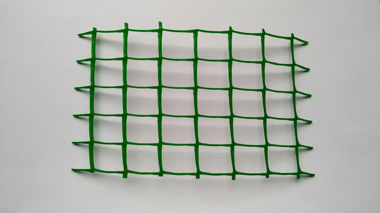 Сітка декоративна 1,0х20 м комірка 20х20 мм Зелений