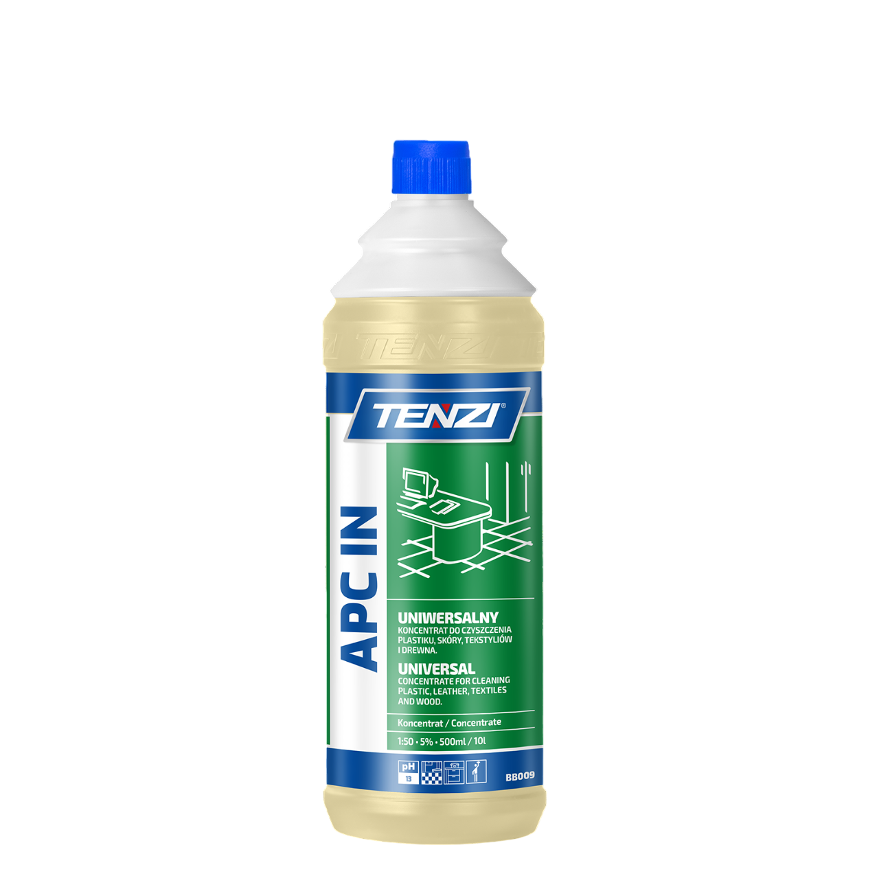 Засіб для чищення пластику/синтетики/шкіри Tenzi APC in 1 л (27735439)