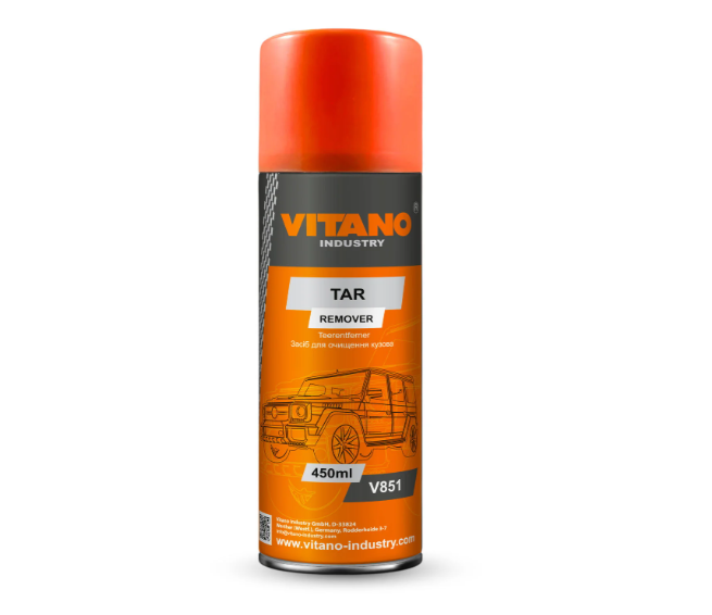 Очиститель смолистых загрязнений Tar Remover Vitano V851 450 мл (КИЛ830214)