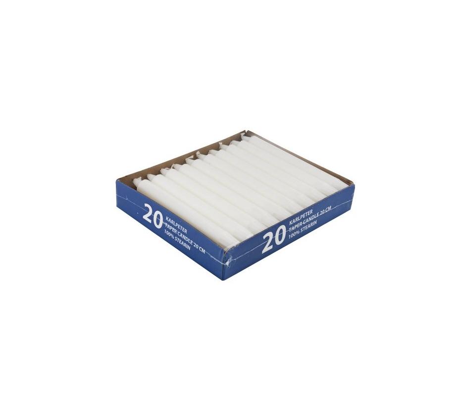 Свечи высокие 20 см 20 шт. (c7a91c6f)