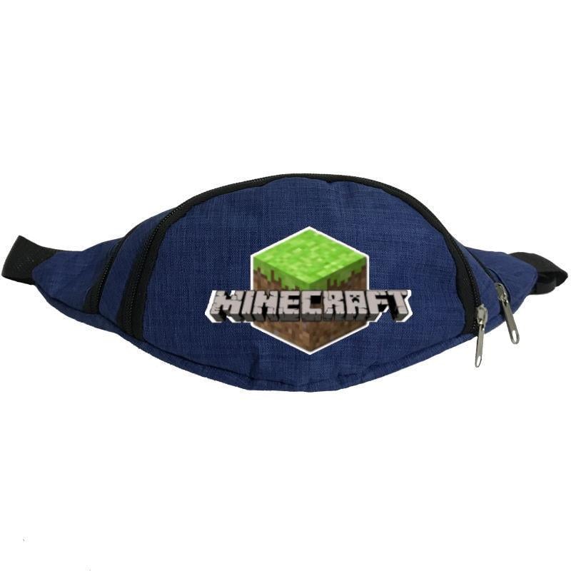 Поясная сумка-бананка Cappuchino toys Minecraft MC-Logo-02 Серый (1640031554)