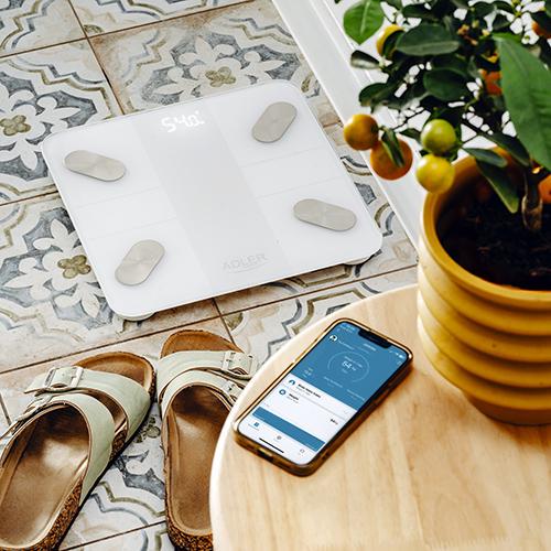 Весы умные Body Analyzer Scale Adler AD 8186 White (609483) - фото 10 Весы умные Body Analyzer Scale Adler AD 8186 White (609483) - фото 10