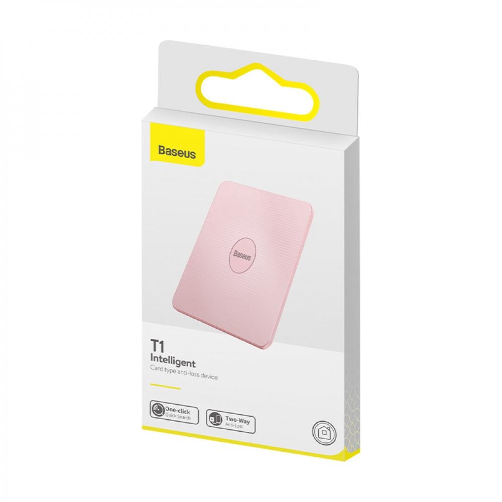 Умный брелок Baseus T1 Cardtype Anti-Loss Device Pink (305350005) - фото 2